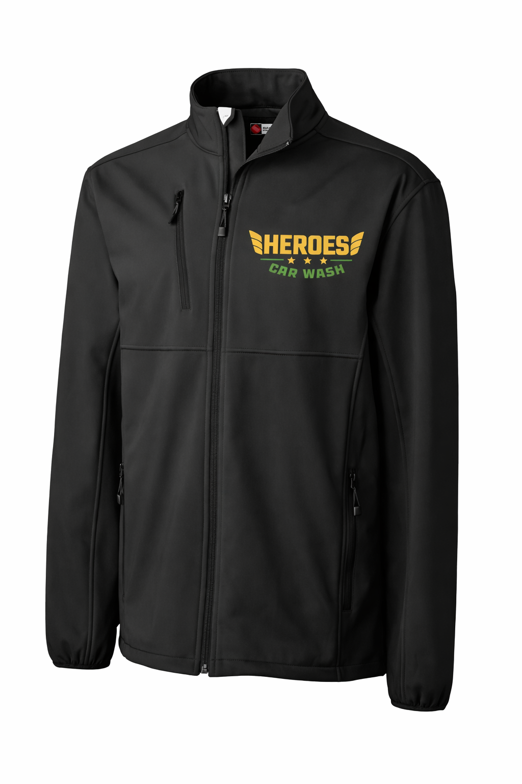 Heros Clique Narvik Eco Stretch Softshell Full Zip Mens Jacket