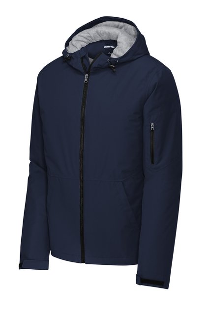 Sport-Tek® Waterproof Insulated Jacket - Navy, 4XL image