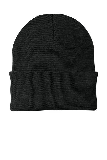Beanie/Knit Cap (Includes Customer Embroidered Logo) - Black image