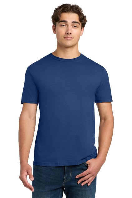 Short-Sleeved Cotton T-Shirt with Custom Screenprint Logo (Front & Back) image 0