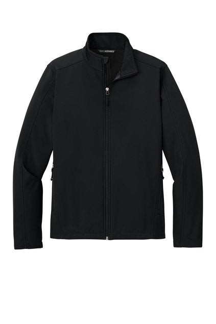 Port Authority® Core Soft Shell Jacket (Includes Embroidered Logo) - Black, Small image