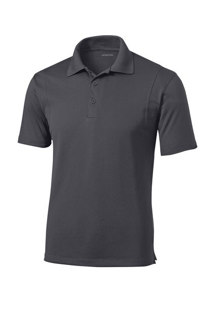 Men's Sport-Tek® Micropique Sport-Wick® Polo (Customer Embroidered Logo Included) - XL, Iron Grey image