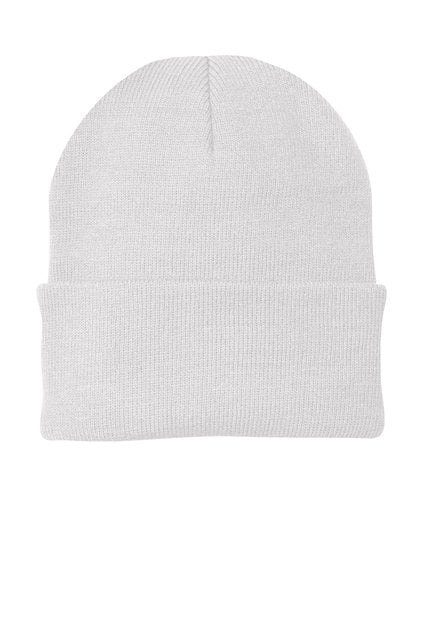 Beanie/Knit Cap (Includes Customer Embroidered Logo) - White image