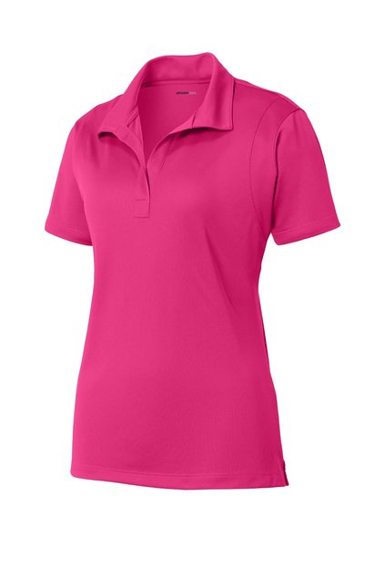 Women's Sport-Tek® Micropique Sport-Wick® Polo - XL, Pink Raspberry image