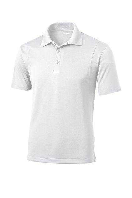 Men's Sport-Tek® Micropique Sport-Wick® Polo (Customer Embroidered Logo Included) - XL, White image